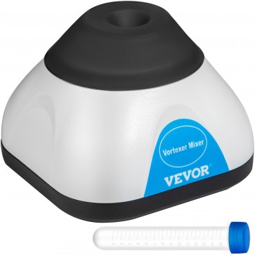 VEVOR Vortex Mixer, 3000RPM Mini Vortex Mixer Shaker, Touch Function Scientific Lab Vortex Shaker, Mix Up to 50ML, 6mm Orbital Diameter for Test Tube, Tattoo Ink, Nail Polish, Eyelash Adhesives, Paint