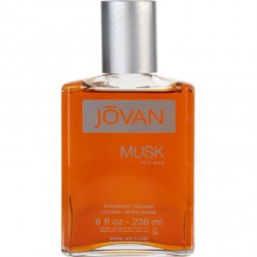 JOVAN MUSK by Jovan (MEN) - AFTERSHAVE COLOGNE 8 OZ