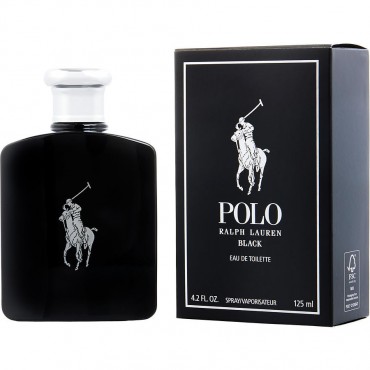 POLO BLACK by Ralph Lauren (MEN) - EDT SPRAY 4.2 OZ