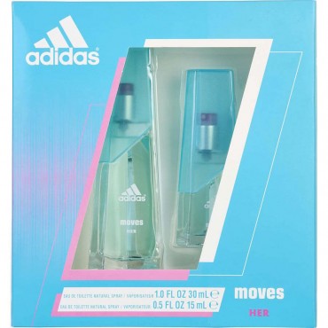 ADIDAS MOVES by Adidas (WOMEN) - EDT SPRAY 1 OZ & EDT SPRAY 0.5 OZ