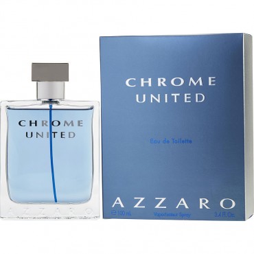 CHROME UNITED by Azzaro (MEN) - EDT SPRAY 3.4 OZ