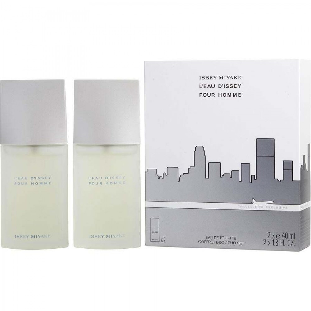 L'EAU D'ISSEY by Issey Miyake (MEN) - EDT SPRAY 1.3 OZ (PACK OF TWO)