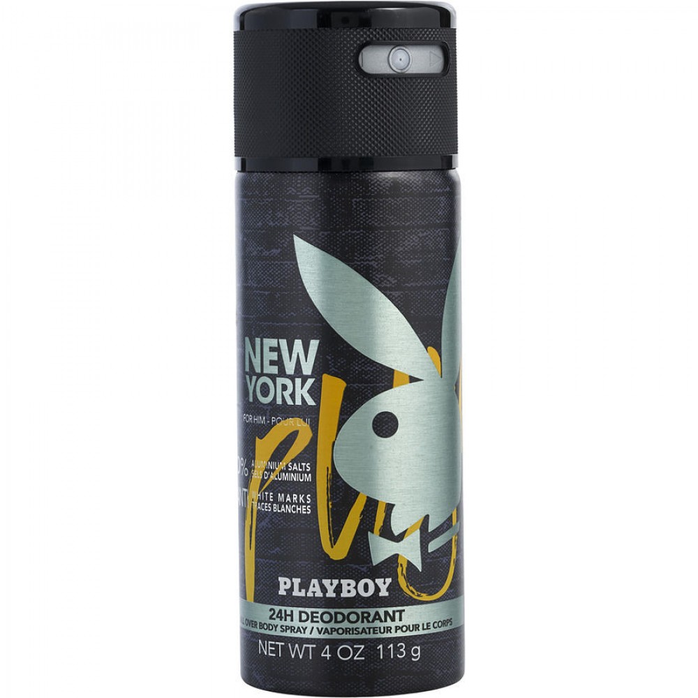 PLAYBOY NEW YORK by Playboy (MEN) - BODY SPRAY 4 OZ