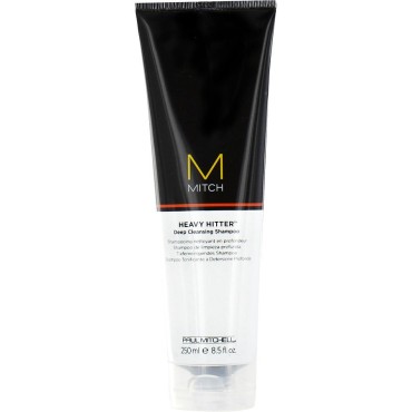 PAUL MITCHELL MEN by Paul Mitchell (MEN) - MITCH HEAVY HITTER DEEP CLEANSING SHAMPOO 8.5 OZ