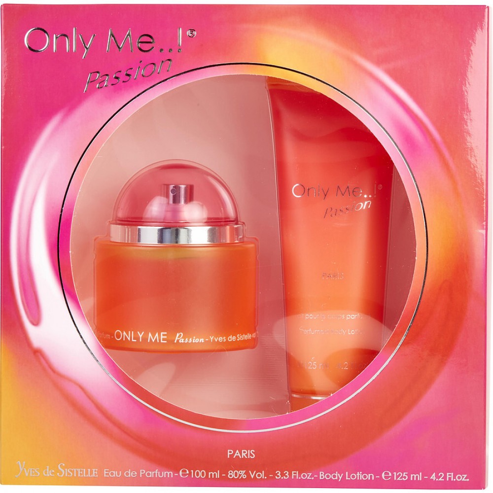 ONLY ME PASSION by Yves de Sistelle (WOMEN) - EAU DE PARFUM SPRAY 3.3 OZ & BODY LOTION 4.2 OZ