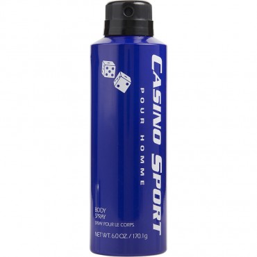 CASINO SPORT by Casino Parfums (MEN) - BODY SPRAY 6 OZ