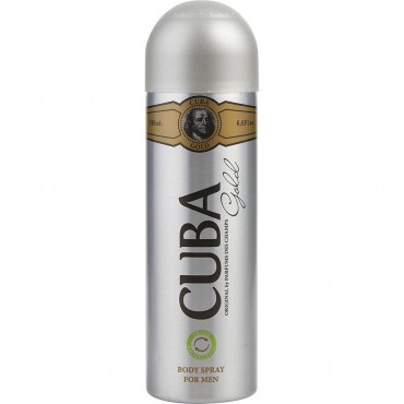 CUBA GOLD by Cuba (MEN) - BODY SPRAY 6.6 OZ