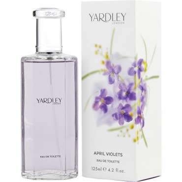 YARDLEY APRIL VIOLETS by Yardley (WOMEN) - EDT SPRAY 4.2 OZ (NEW PACKAGING)