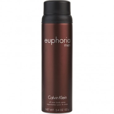 EUPHORIA MEN by Calvin Klein (MEN) - BODY SPRAY 5.4 OZ