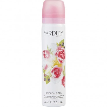 YARDLEY ENGLISH ROSE by Yardley (WOMEN) - BODY SPRAY 2.6 OZ (NEW PACKAGING)