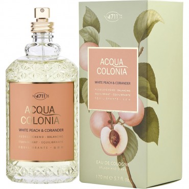 4711 ACQUA COLONIA WHITE PEACH & CORIANDER by 4711 (WOMEN) - EAU DE COLOGNE SPRAY 5.7 OZ