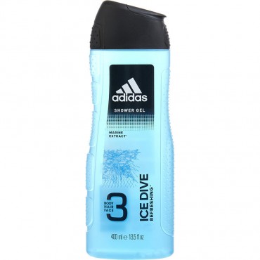 ADIDAS ICE DIVE by Adidas (MEN) - 3 BODY, HAIR & FACE SHOWER GEL 13.5 OZ