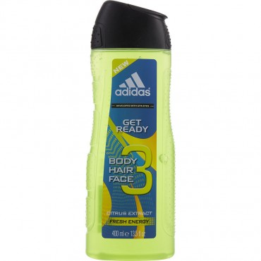 ADIDAS GET READY by Adidas (MEN) - HAIR & BODY SHOWER GEL 13.5 OZ