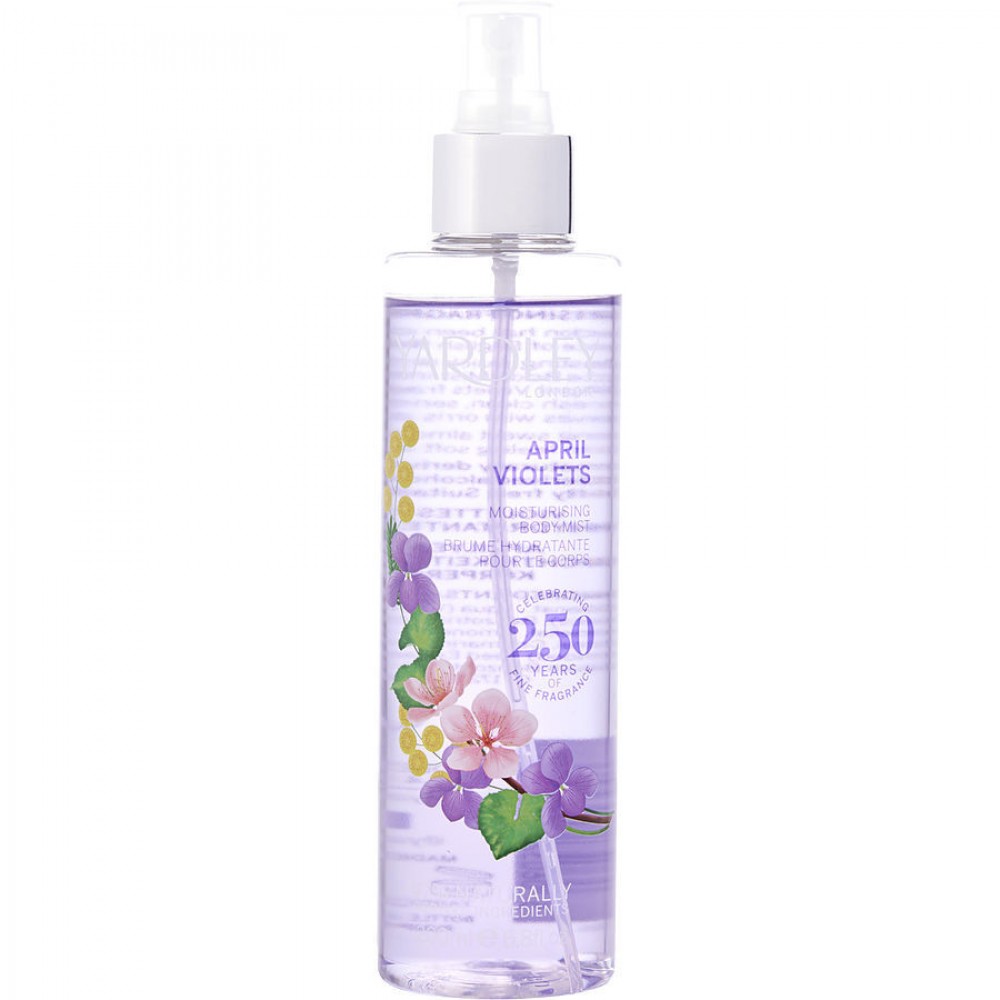 YARDLEY APRIL VIOLETS FRAGRANCE by Yardley (WOMEN) - BODY MIST 6.7 OZ