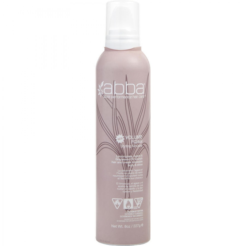 ABBA by ABBA Pure & Natural Hair Care (UNISEX) - VOLUME FOAM 8 OZ (NEW PACKAGING)