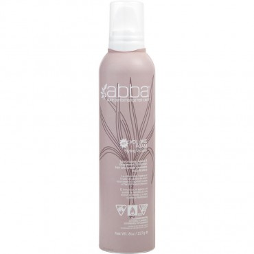 ABBA by ABBA Pure & Natural Hair Care (UNISEX) - VOLUME FOAM 8 OZ (NEW PACKAGING)