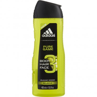 ADIDAS PURE GAME by Adidas (MEN) - BODY, HAIR & FACE SHOWER GEL 13.5 OZ