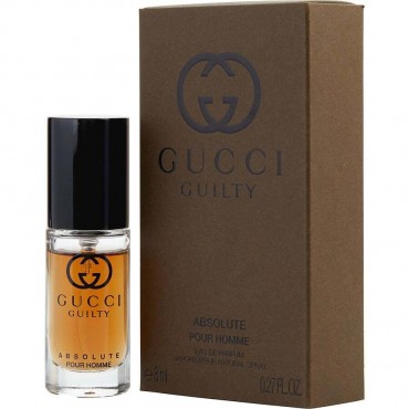 GUCCI GUILTY ABSOLUTE by Gucci (MEN) - EAU DE PARFUM SPRAY 0.27 OZ MINI