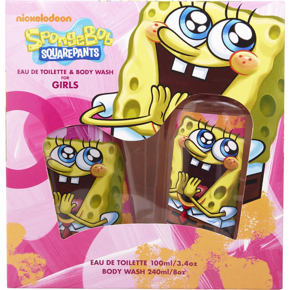 SPONGEBOB SQUAREPANTS by Nickelodeon (WOMEN) - EDT SPRAY 3.4 OZ & BODY WASH 8 OZ