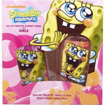 SPONGEBOB SQUAREPANTS by Nickelodeon (WOMEN) - EDT SPRAY 3.4 OZ & BODY WASH 8 OZ