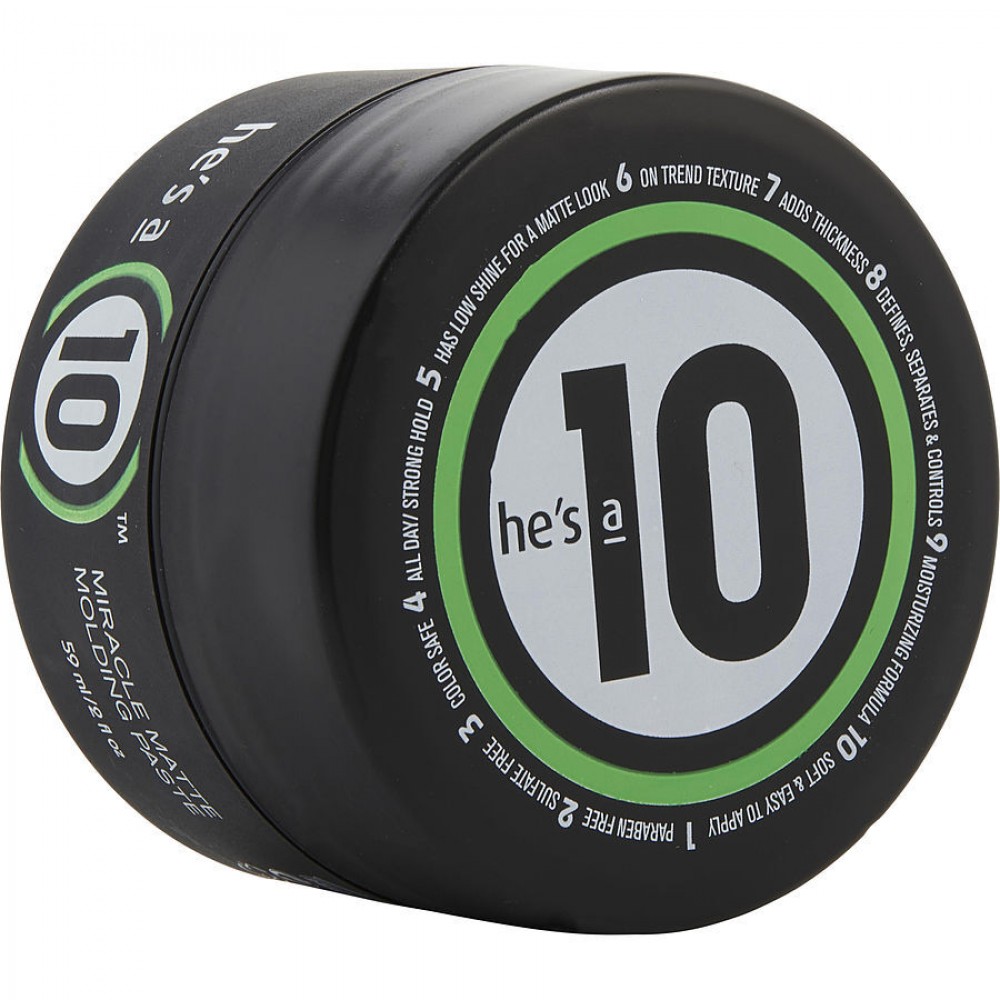 ITS A 10 by It's a 10 (MEN) - HE'S A 10 MIRACLE MATTE MOLDING PASTE 2 OZ