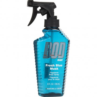 BOD MAN FRESH BLUE MUSK by Parfums de Coeur (MEN) - FRAGRANCE BODY SPRAY 8 OZ