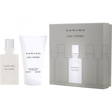 CARVEN L'EAU INTENSE by Carven (MEN) - EDT SPRAY 1.7 OZ & AFTER SHAVE BALM 3.3 OZ