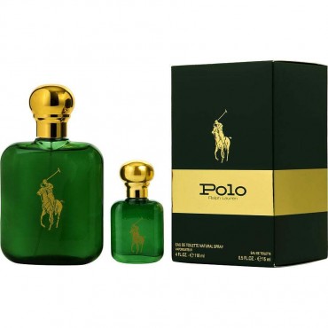 POLO by Ralph Lauren (MEN) - EDT SPRAY 4 OZ & EDT 0.5 OZ