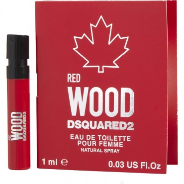 DSQUARED2 WOOD RED by Dsquared2 (WOMEN) - EDT SPRAY VIAL ON CARD