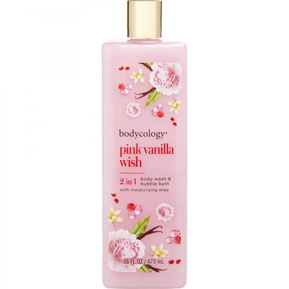 BODYCOLOGY PINK VANILLA WISH by Bodycology (WOMEN) - BODY WASH 16 OZ