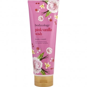 BODYCOLOGY PINK VANILLA WISH by Bodycology (WOMEN) - BODY CREAM 8 OZ