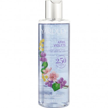 YARDLEY APRIL VIOLETS by Yardley (WOMEN) - BODY WASH 8.4 OZ