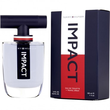 TOMMY HILFIGER IMPACT by Tommy Hilfiger (MEN) - EDT SPRAY 3.4 OZ & EDT TRAVEL SPRAY 0.14 OZ MINI