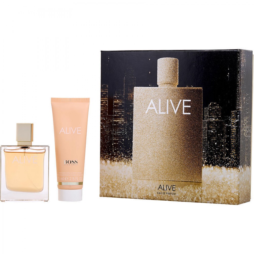 HUGO BOSS ALIVE by Hugo Boss (WOMEN) - EAU DE PARFUM SPRAY 1.7 OZ & BODY LOTION 2.5 OZ