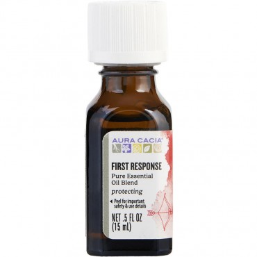 ESSENTIAL OILS AURA CACIA by Aura Cacia (UNISEX) - FIRST RESPONSE-ESSENTIAL OIL 0.5 OZ