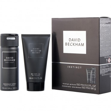 DAVID BECKHAM INSTINCT by David Beckham (MEN) - DEODORANT SPRAY 3.6 OZ & SHOWER GEL 5 OZ