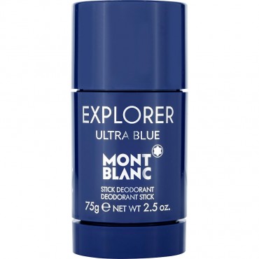 MONT BLANC EXPLORER ULTRA BLUE by Mont Blanc (MEN) - DEODORANT STICK 2.5 OZ