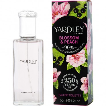 YARDLEY CHERRY BLOSSOM & PEACH by Yardley (WOMEN) - EDT SPRAY 1.7 OZ