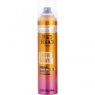 BED HEAD by Tigi (UNISEX) - SHOWDOWN ANTI-FRIZZ STRONG HOLD HAIRSPRAY 5.5 OZ