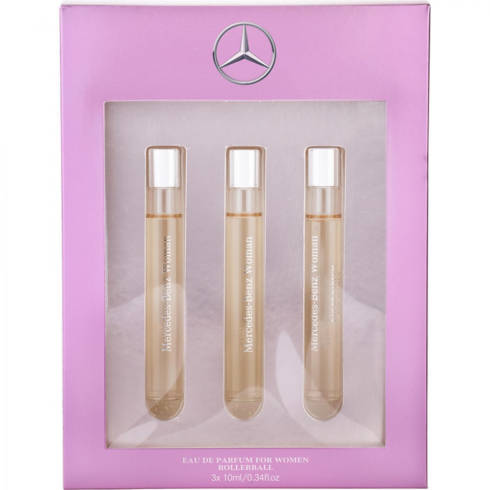 MERCEDES-BENZ WOMAN by Mercedes-Benz (WOMEN) - EAU DE PARFUM ROLLERBALL 3 X 0.33 OZ MINI