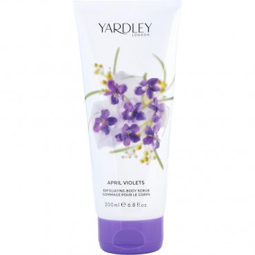 YARDLEY APRIL VIOLETS EXFOLIATING by Yardley (WOMEN) - BODY SCRUB 6.8 OZ