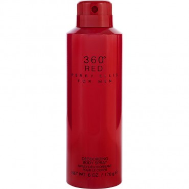 PERRY ELLIS 360 RED by Perry Ellis (MEN) - BODY SPRAY 6 OZ