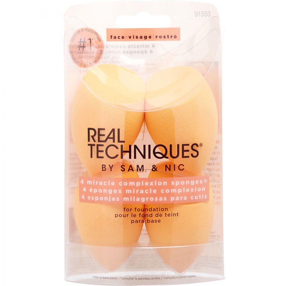 Real Techniques by Real Techniques (WOMEN) - Miracle Complexion Sponge --4pcs