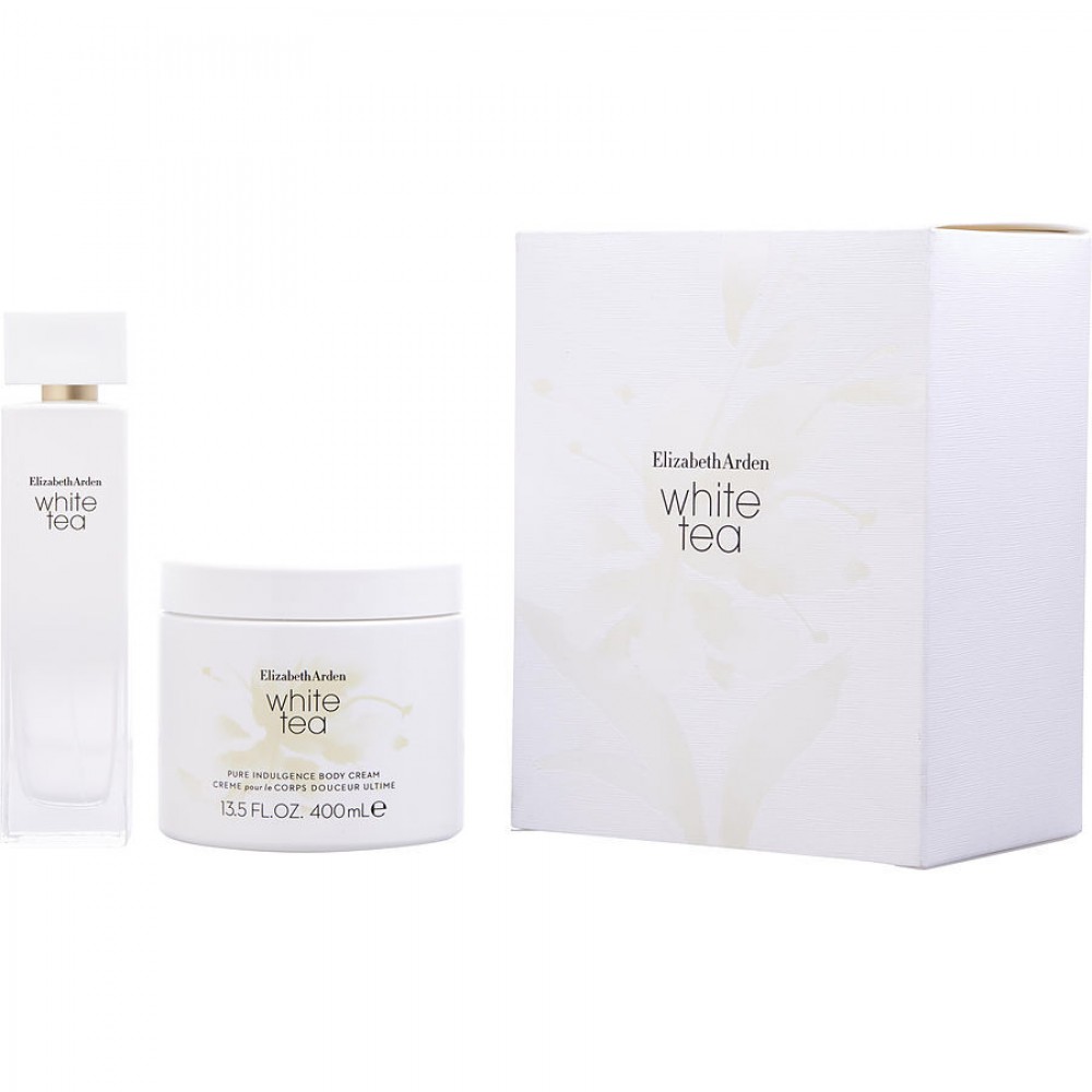 WHITE TEA by Elizabeth Arden (WOMEN) - EDT SPRAY 3.3 OZ & BODY CREAM 13.5 OZ