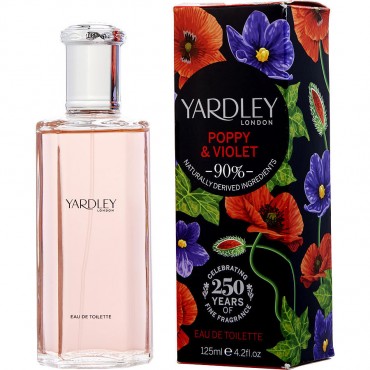 YARDLEY POPPY & VIOLET by Yardley (WOMEN) - EDT SPRAY 4.2 OZ