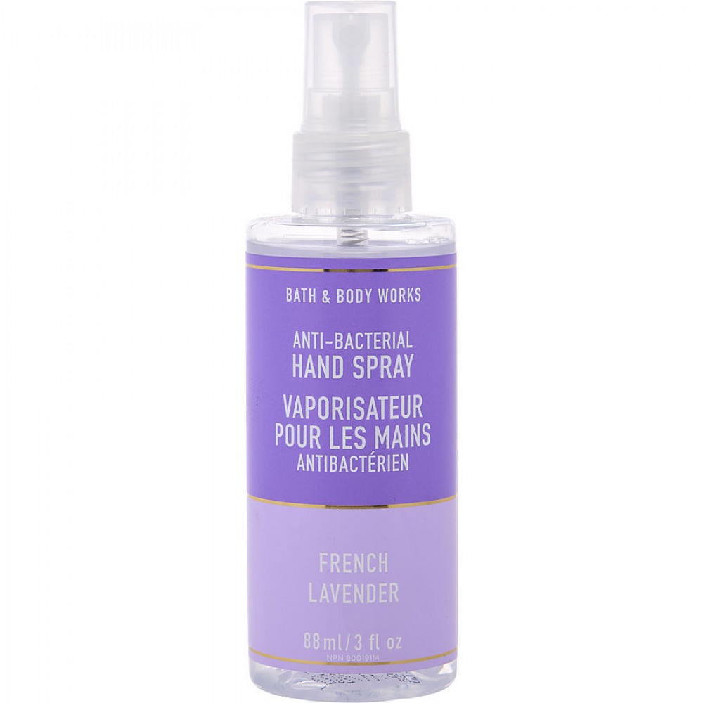 BATH & BODY WORKS by Bath & Body Works (WOMEN) - FRENCH LAVENDER HAND SANITIZER SPRAY 3 OZ