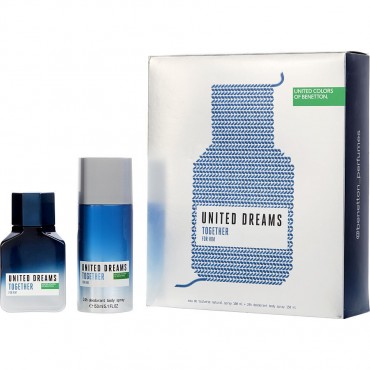 BENETTON UNITED DREAMS TOGETHER by Benetton (WOMEN) - EDT SPRAY 3.3 OZ & DEODORANT SPRAY 5 OZ