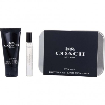 COACH FOR MEN by Coach (MEN) - EDT SPRAY 0.25 OZ & SHOWER GEL 1 OZ