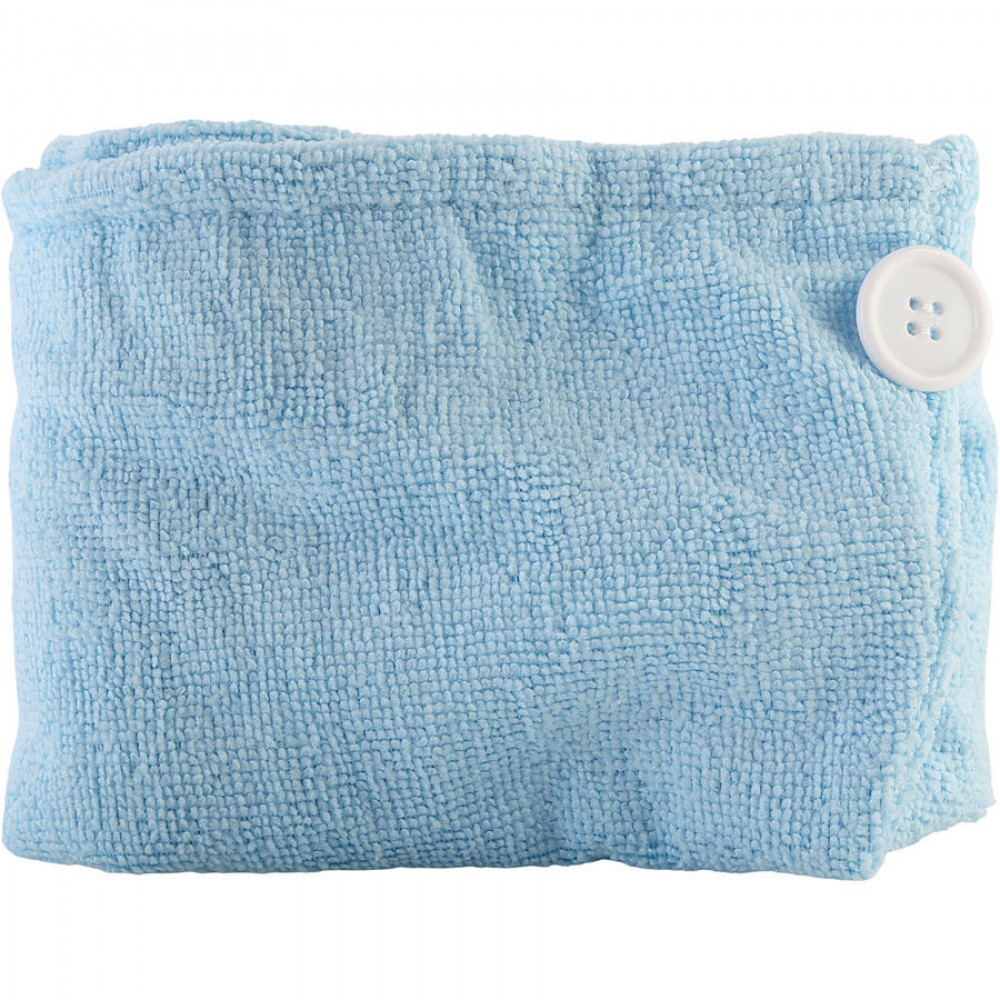 SPA ACCESSORIES by Spa Accessories (UNISEX) - SPA SISTER MICROFIBER HAIR TURBAN - BLUE