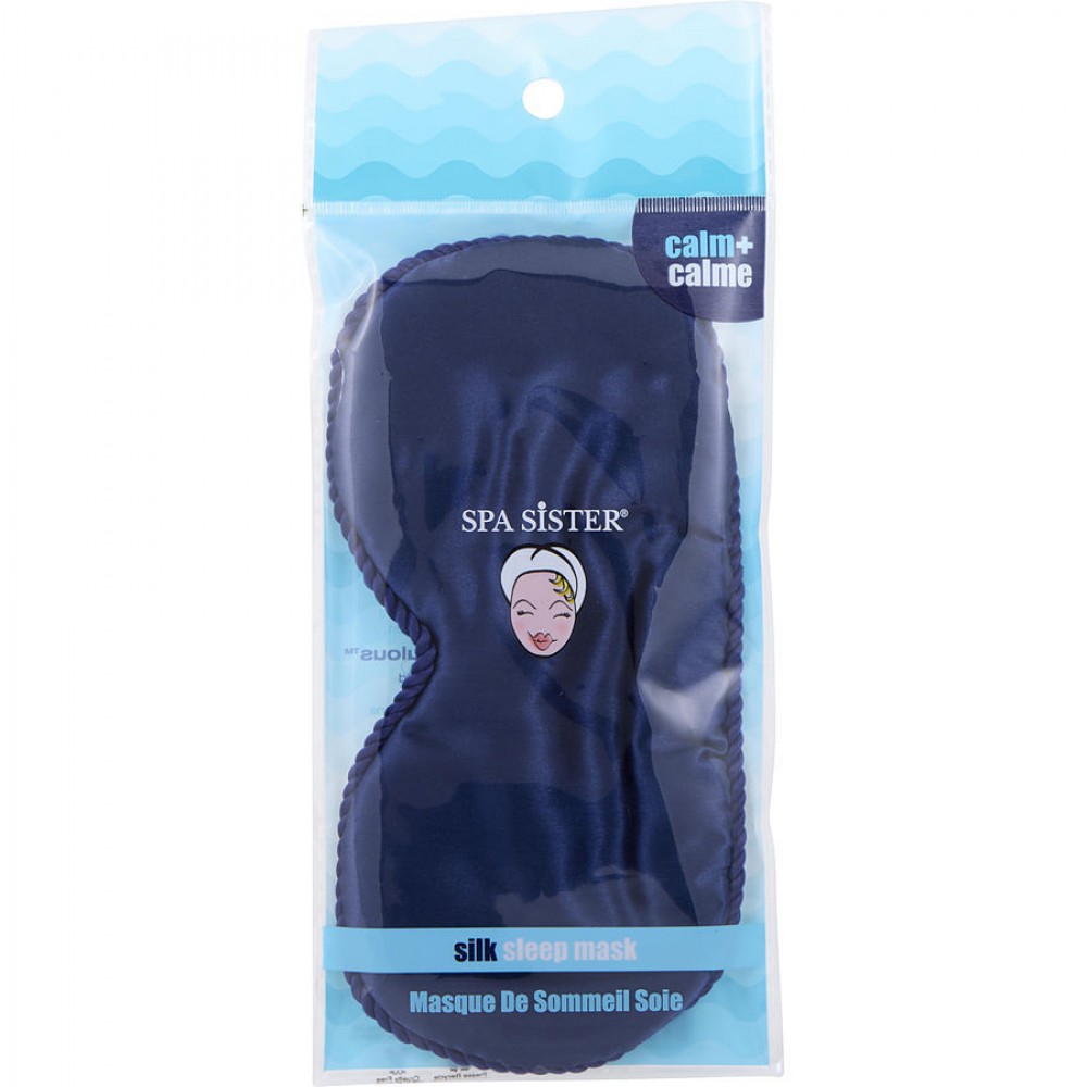 SPA ACCESSORIES by Spa Accessories (UNISEX) - SPA SISTER SILK SLEEP MASK - BLUE